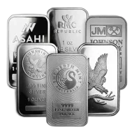 1 oz Silver Bars (Various Mint)