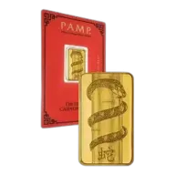PAMP Suisse Lunar Snake 5g Gold Bullion Bar Pre-Owned