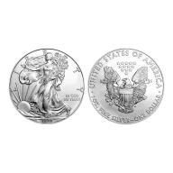 1993 American Eagle Silver 1 Oz Bullion Coin in Capsule