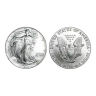 1995 American Eagle Silver 1 Oz Bullion Coin in Capsule