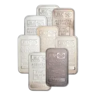 Pre-Owned 1 oz Johnson Matthey Silver Bar