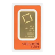 100g Gold Bar | Valcambi | Minted