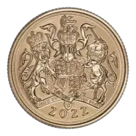2022 UK Sovereign 70th Anniversary Jubilee Gold Coin