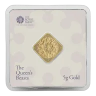 The Queen's Beasts 5g Gold Bullion Bar