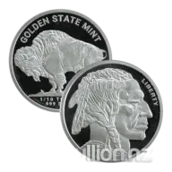 1/10 oz 99.9% Silver Buffalo Round