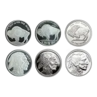 1 oz Silver Round - Buffalo Design