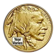 1 Oz Gold American Buffalo - BU (Random Year)