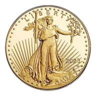 1 oz Gold American Eagle Coin: 22K U.S. Gold Bullion (Our Year Choice)
