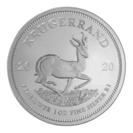 2020 1 oz South African Silver Krugerrand Coin