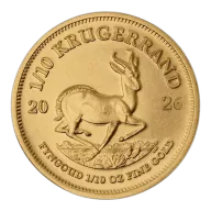 2026 South African Krugerrand 1/10oz Gold Coin