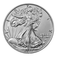 2022 1 oz American Silver Eagle Coin BU