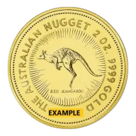 2 OZ AUSTRALIAN GOLD KANGAROO