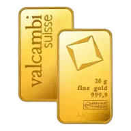 20 g Valcambi Minted Gold Bar