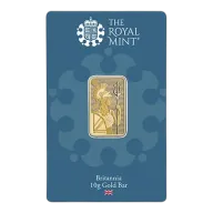 10g Britannia Gold Bar (New Design)