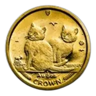 2003 Isle of Man 1/10 oz Gold Balinese Kittens Cat BU