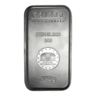500g Silver GEIGER Cast Bar (Buyback)