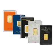 5 Gram Gold Bar (Random Brand, In Assay Card)