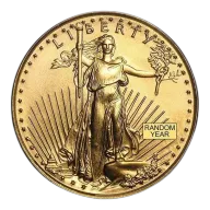 1/10 oz American Gold Eagle Coin (Random Year)