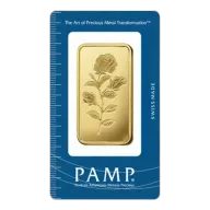 50 gram PAMP Suisse Rosa Gold Minted Bar