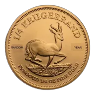 South Africa 1/4 oz Gold Krugerrand BU (Year Varies)