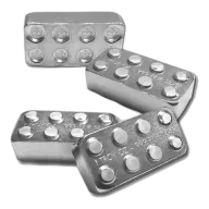 1 oz .999 Fine Silver - Monarch Building Block Bar - 2x4