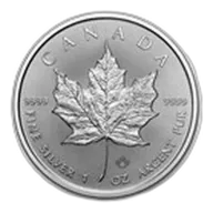 2025 Canada 1 oz Silver Maple Leaf BU