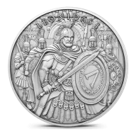 1 Oz Leonidas .999 Fine Silver Round (New)