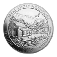 2014 5 oz Silver ATB Great Smoky Mountains National Park, TN