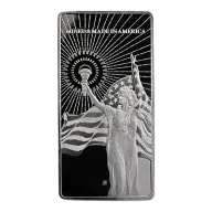 10 oz Asahi American Reserve Columbia Goddess .999 Silver Bar (New)