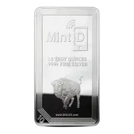 10 oz MintID Silver Bar (New)