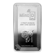 5 oz MintID Silver Bar (New)