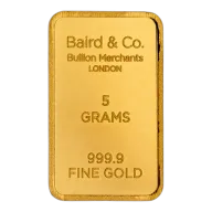 5g Baird & Co. Gold Bar