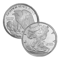 1 2 oz Walking Liberty Fractional Silver Round