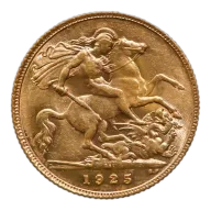 Great Britain Half Sovereign Gold Coin