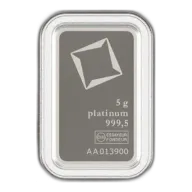 Valcambi Suisse 5 gram Platinum Bar (In Assay)