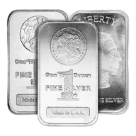 1 oz Silver Bar - Various Mints