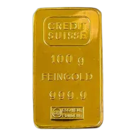 100g Credit Suisse Gold Bar