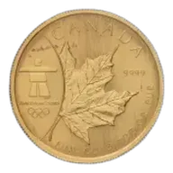 2008 Maple Leaf & Inukshuk 1 oz Gold Bullion Coin