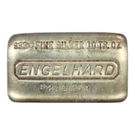 Engelhard Silver Bar 10 oz Bar - Loaf