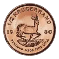 1980 Krugerrand 0.5 oz Gold Bullion Coin