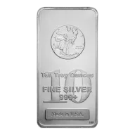 10 OZ SILVER BAR WALKING LIBERTY