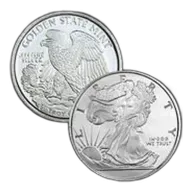 1/10 oz Walking Liberty Silver Round