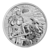 2024 Germania Valkyries: Solveig 1 Oz Silver Round BU