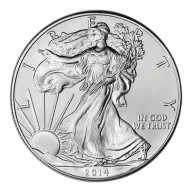 2014 American Silver Eagle 1 oz $1 - BU
