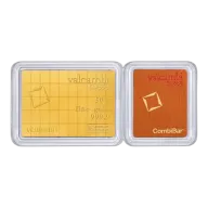 Valcambi Suisse 50-gm Gold CombiBar .9999 Fine