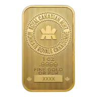 1 oz Royal Canadian Mint Gold Bar