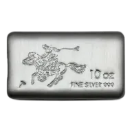 SilverTowne Pony 10oz .999 Silver Cast Bar