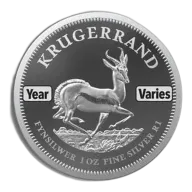 1 Oz Silver South Africa Krugerrand - BU (Random Year)