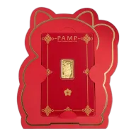 PAMP Suisse Lucky Cat - 2.5 gram Gold Bar