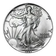 1987 $1 American Silver Eagle 1 oz Brilliant Uncirculated